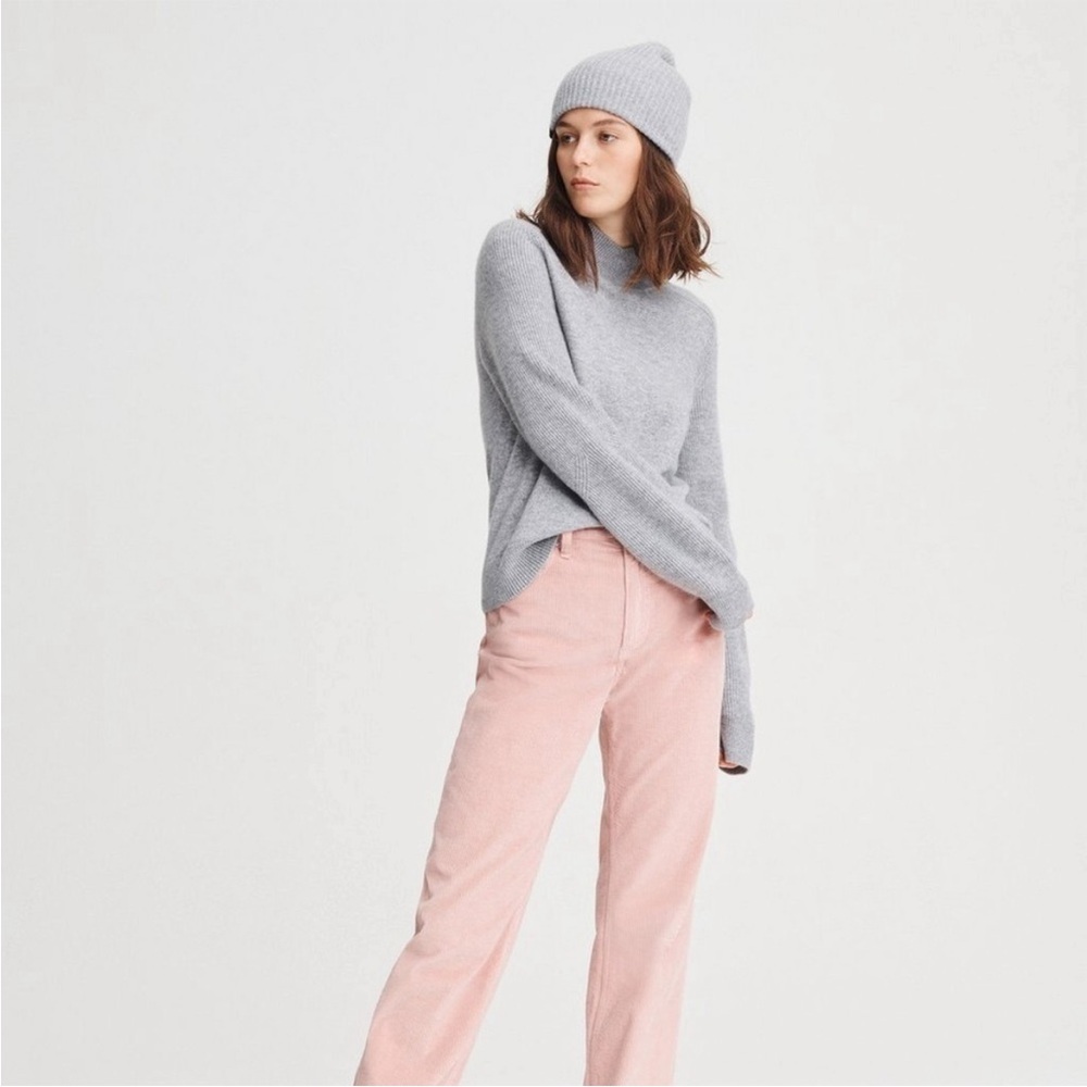 Rag & Bone Cashmere Grey Mock Neck Sweater